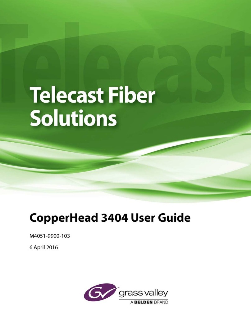 Belden Grass Valley CopperHead 3404 User manual