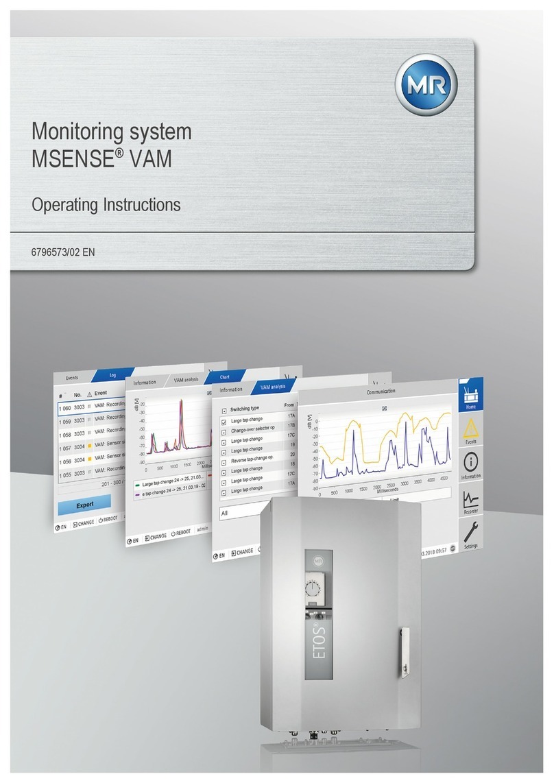MR MSENSE VAM operating instructions