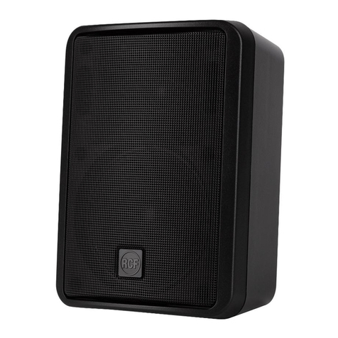 RCF MR 40T User manual