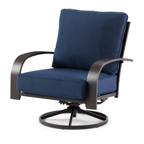 Canvas CLAREVIEW SWIVEL ARM CHAIRS 088-2211-8 User manual