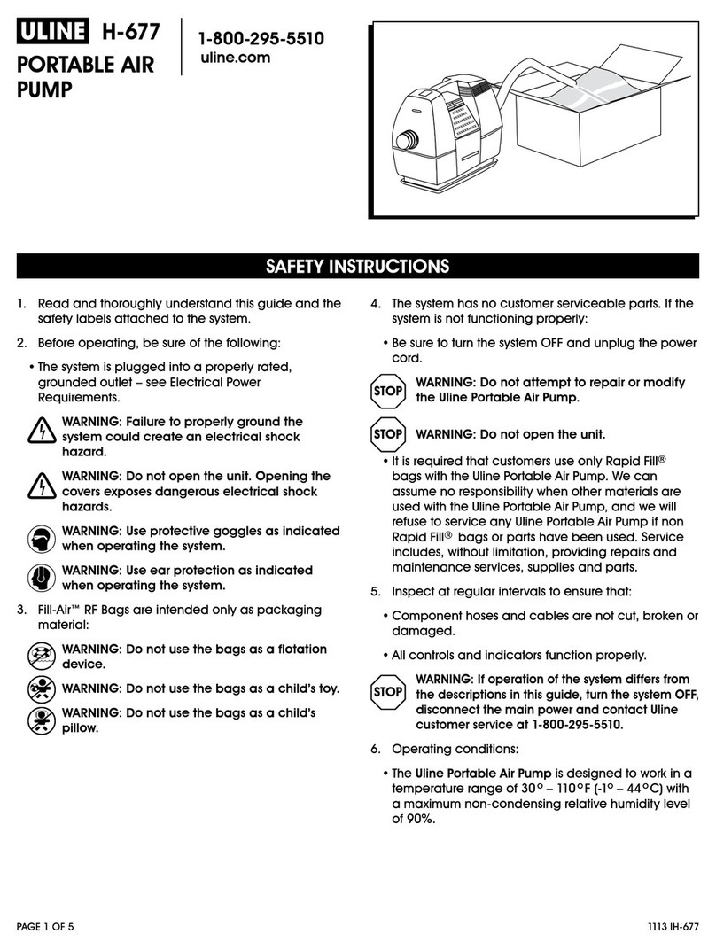 U-Line H-677 manual