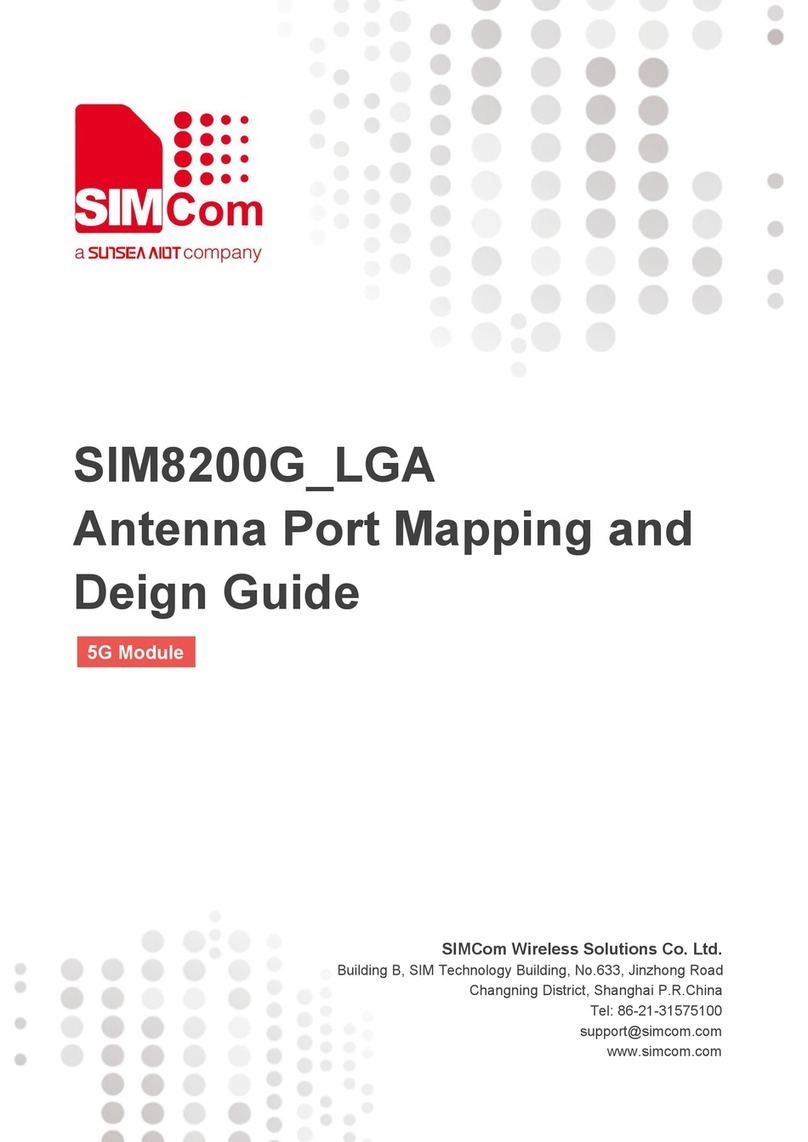 Sunsea AIoT SIMCom SIM8200G Mapping and Deign Guide