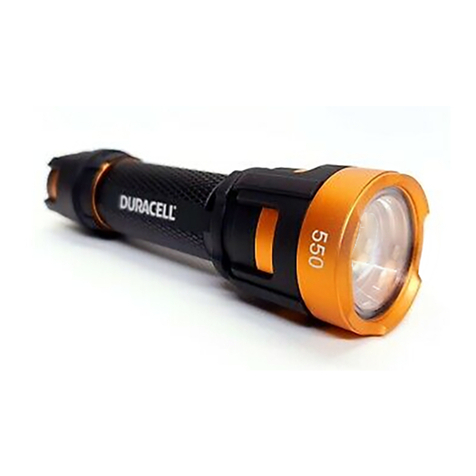 Duracell 550 User manual