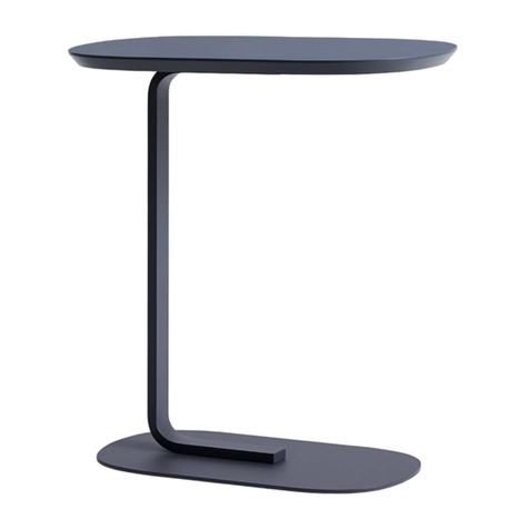 muuto RELATE SIDE TABLE User manual