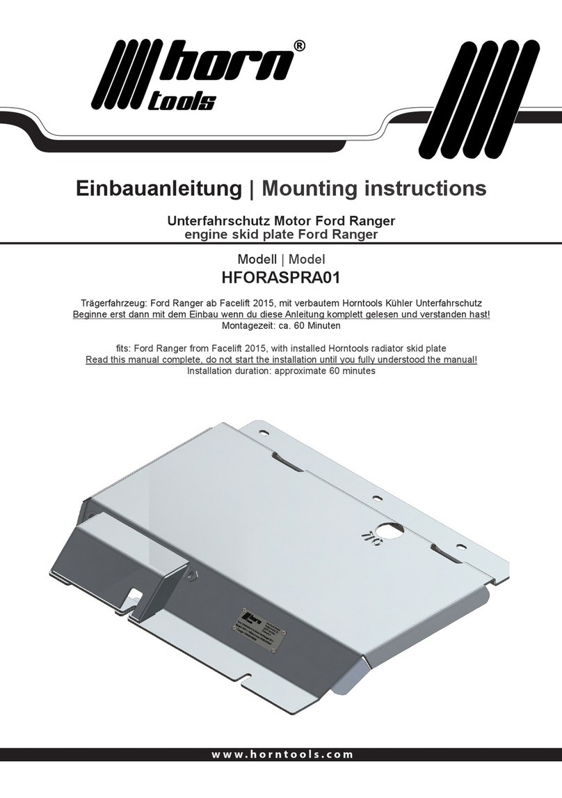 Horn Tools HFORASPRA01 Mounting instructions
