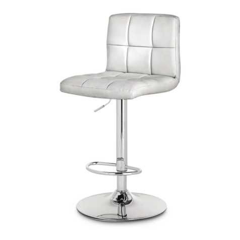 for Living Tufted Bar Stool H-6302WH Assembly instructions