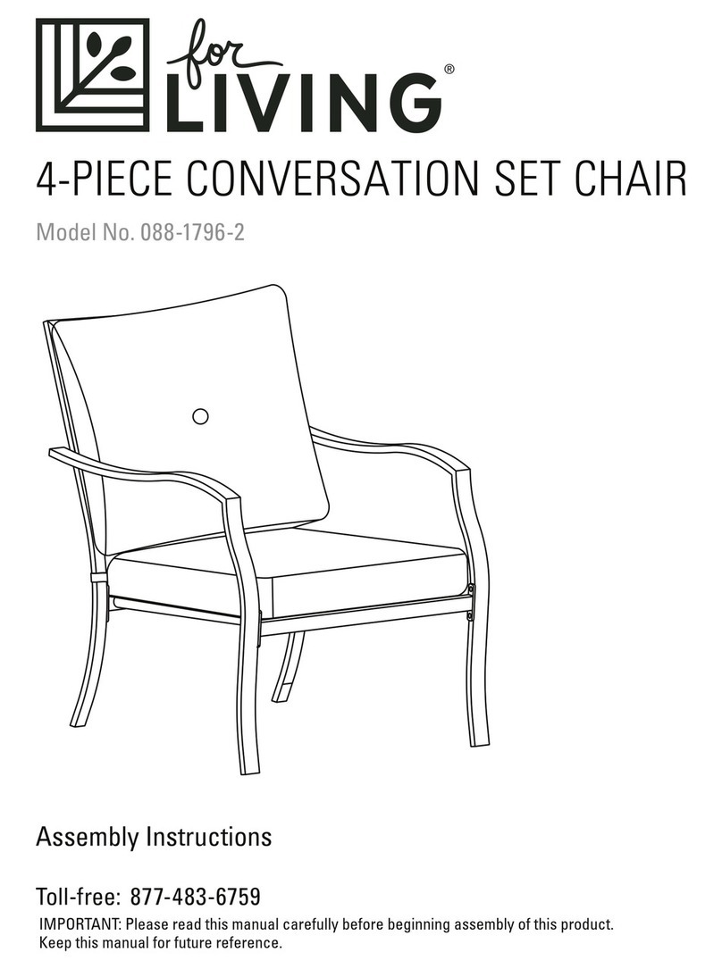 for Living Bluebay 088-1796-2 Assembly instructions