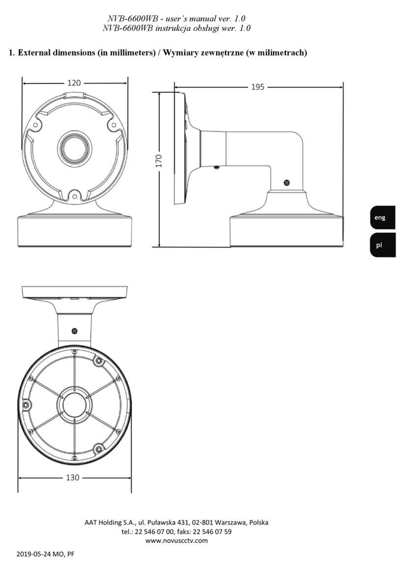 Novus NVB-6600WB user manual