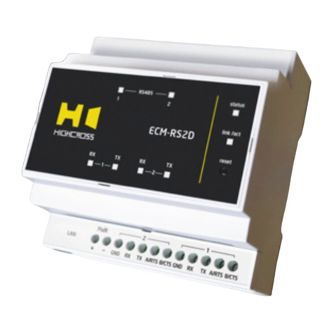 Highcross ECM-RS2D Quick reference guide