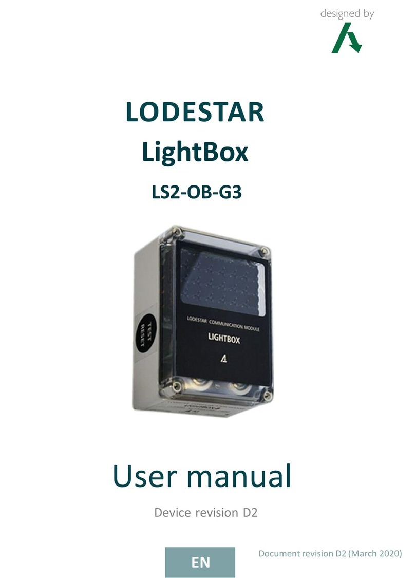 Lodestar LightBox LS2-OB-G3 user manual
