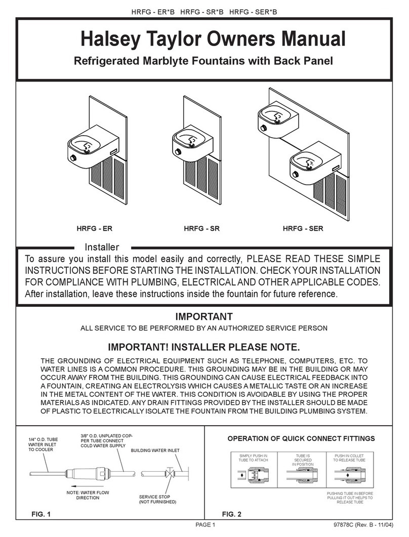 Halsey Taylor HRFG-ER owner's manual