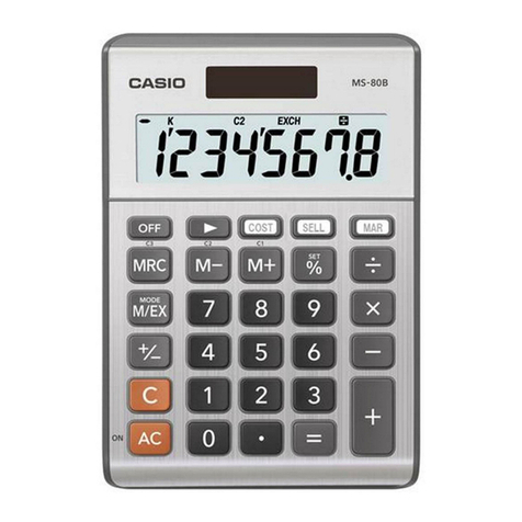 Casio MS-80BM User manual