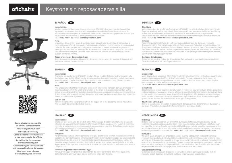 ofichairs Keystone manual