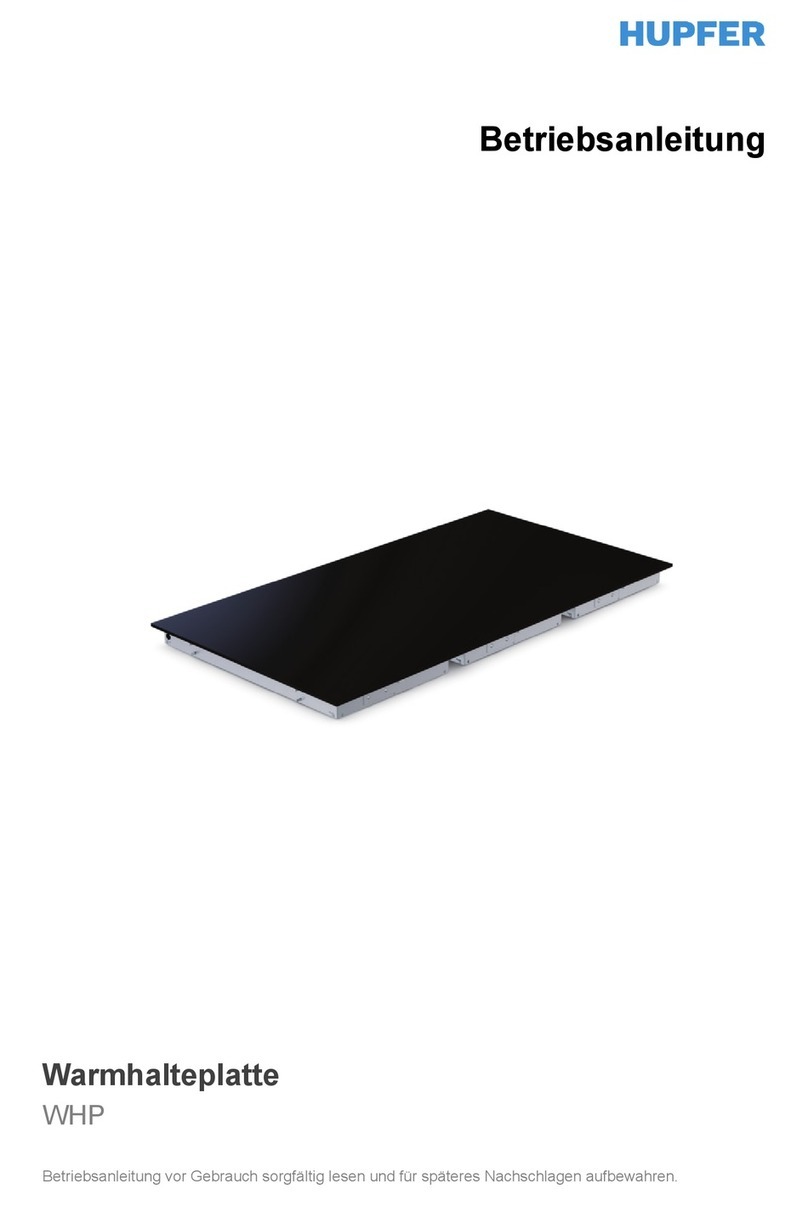 Hupfer WHP Series operating instructions