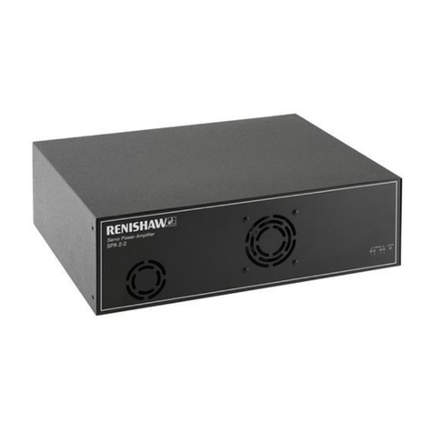 Renishaw SPA2-2 User manual