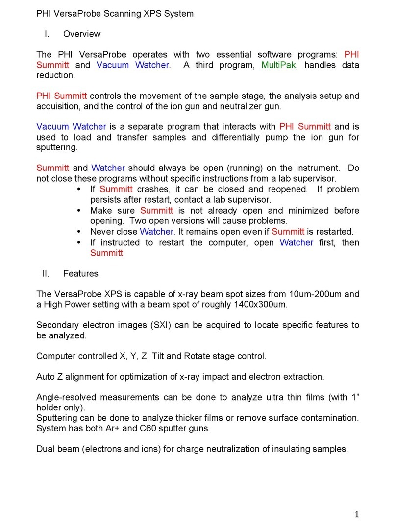 PHI VersaProbe Operations