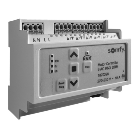 SOMFY Animeo Motor Controller 6 AC IB+ DRM User manual