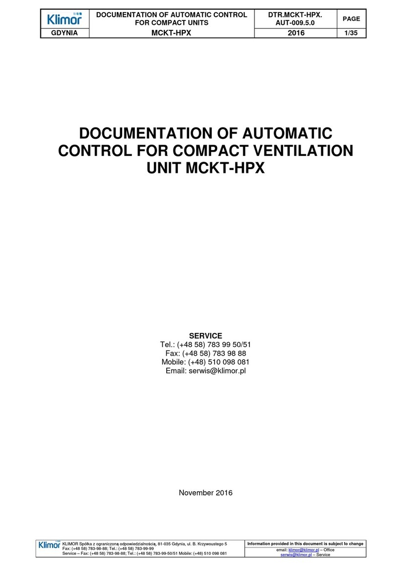 Klimor MCKT-HPX Documentation