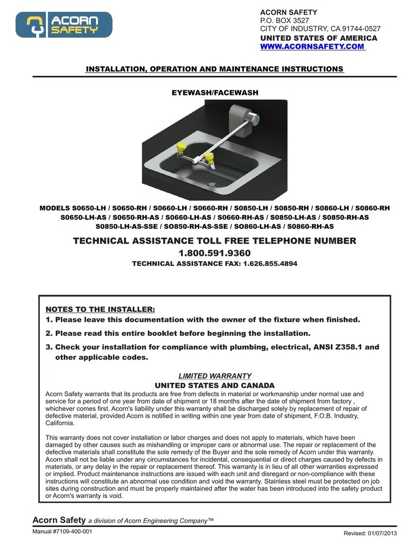 Acorn Safety S0650-LH Manual