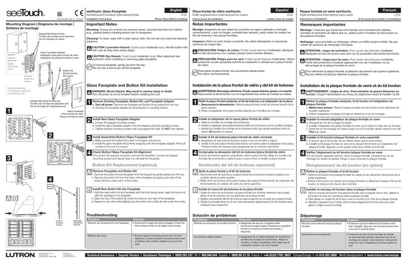 Lutron Electronics seeTouch User manual