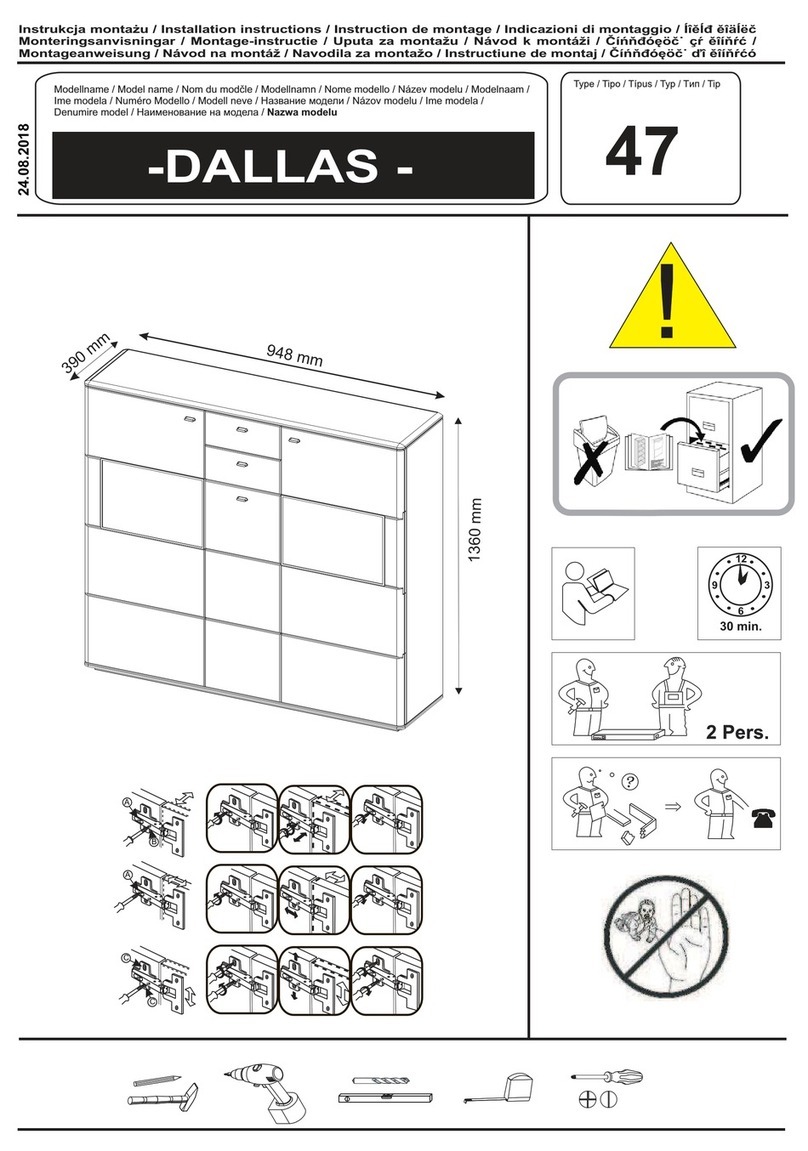 Sonpol DALLAS 47 installation instructions