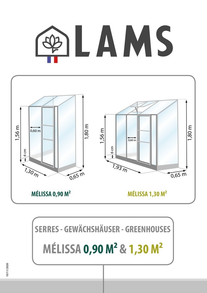 LAMS MELISSA 0,90 Assembly instructions