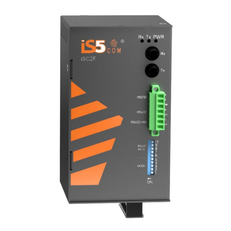 IS5 COMMUNICATIONS iSC2F user manual