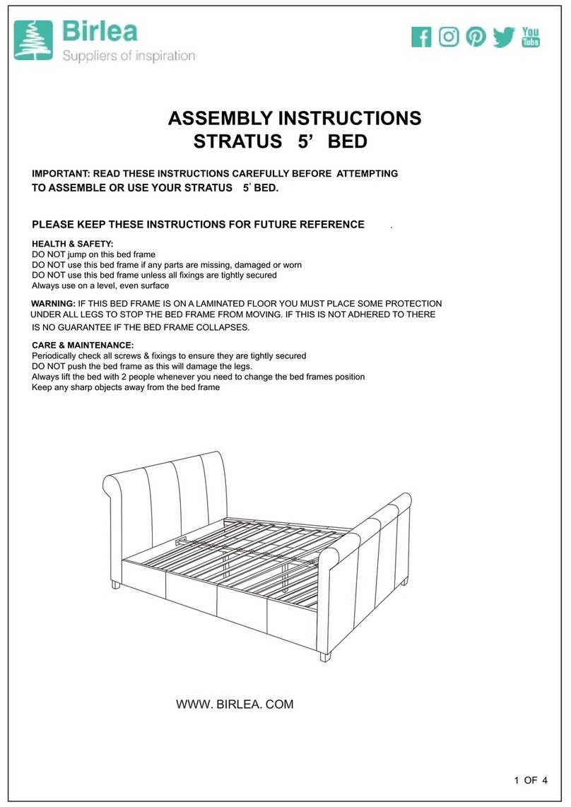 Birlea STRATUS User manual Birlea STRATUS User manual