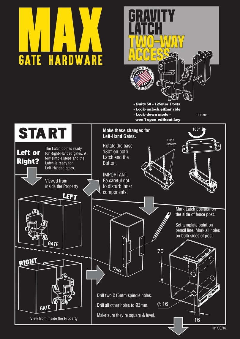 Max DPG200 User manual