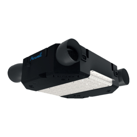 Airwell AIRFLOW2020 Installation & operation manual