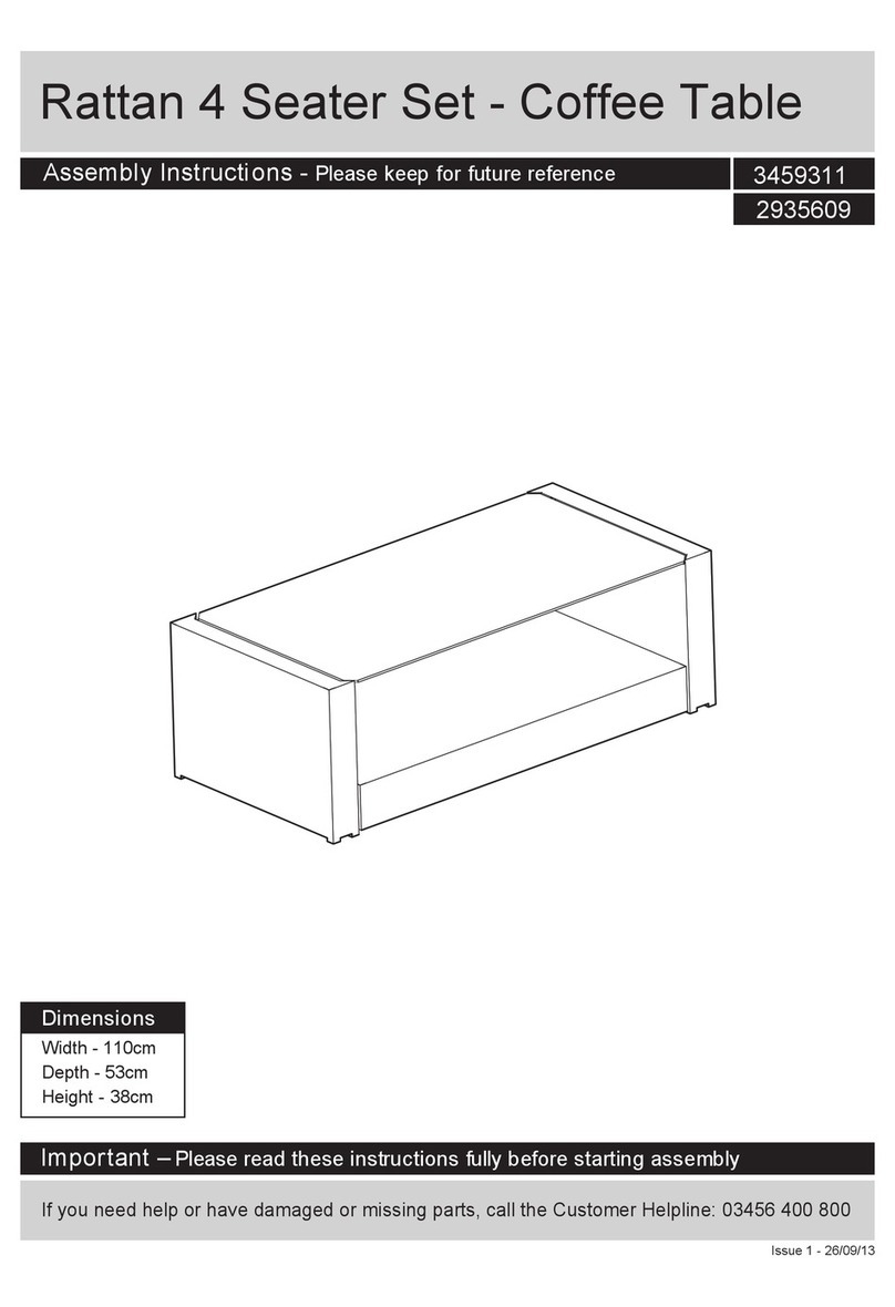 Argos 3459311 Assembly instructions Argos 3459311 Assembly instructions