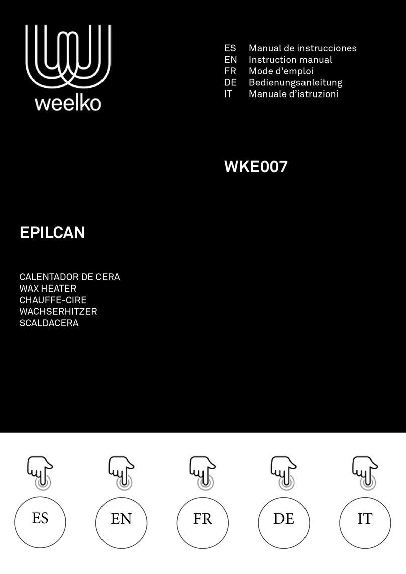 Weelko EPILCAN instruction manual