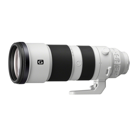 Sony E-mount SEL200600G User manual