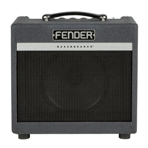 Fender BASSBREAKER 007 Combo User manual