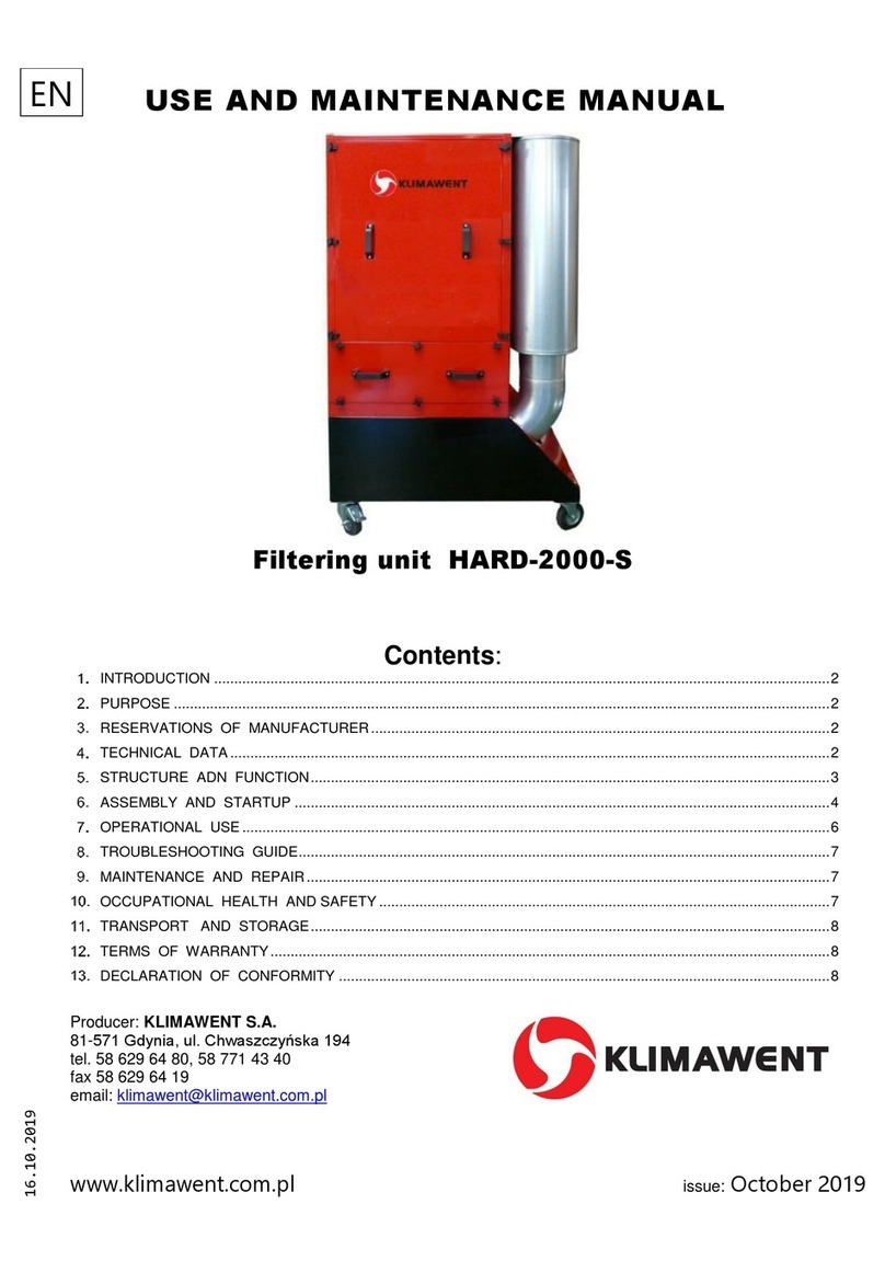 Klimawent HARD-2000-S User manual