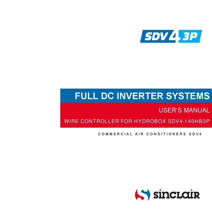 Sinclair SDV4-140HB3P User manual Sinclair SDV4-140HB3P User manual