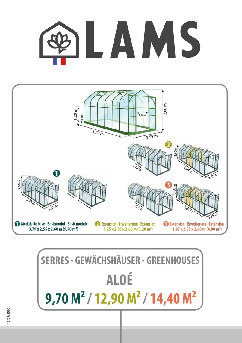 LAMS ALOE 9,70 Assembly instructions