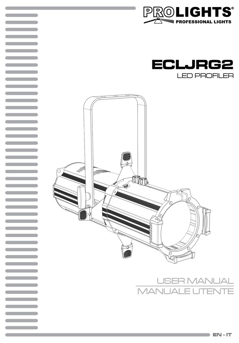 ProLights ECLJRG2 user manual