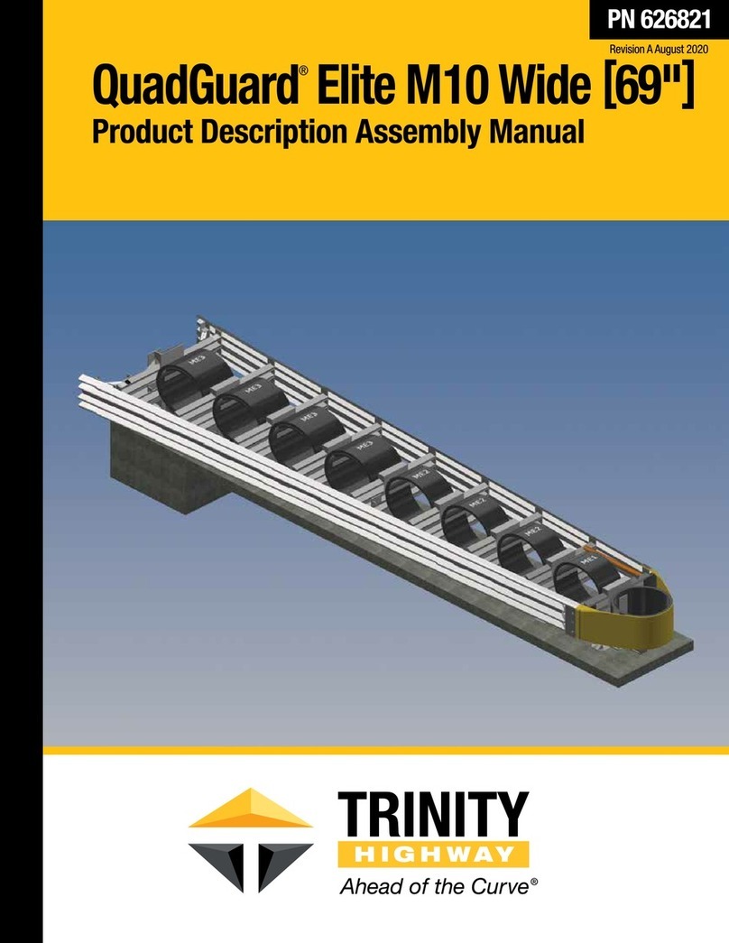 Trinity Highway QuadGuard Elite M10 Wide Product Description Assembly Manual