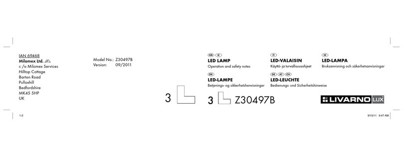 LIVARNO LUX Z30497B Operation and safety notes