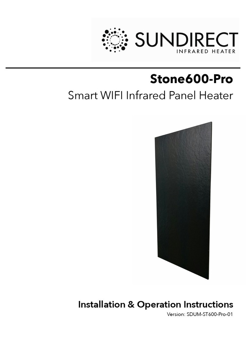 Sundirect Stone600-Pro Installation & operation instructions