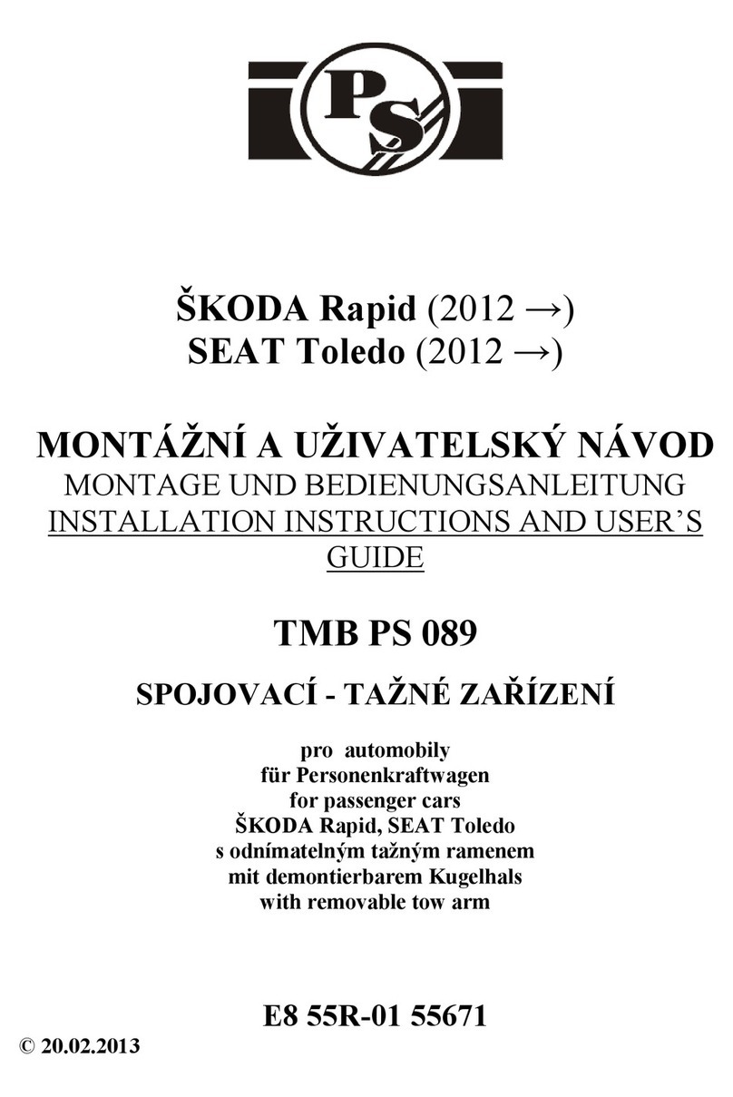 PS TMB PS 089 Installation instructions and user guide