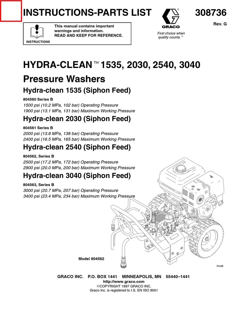 Graco HYDRA-CLEAN 1535 Operation manual