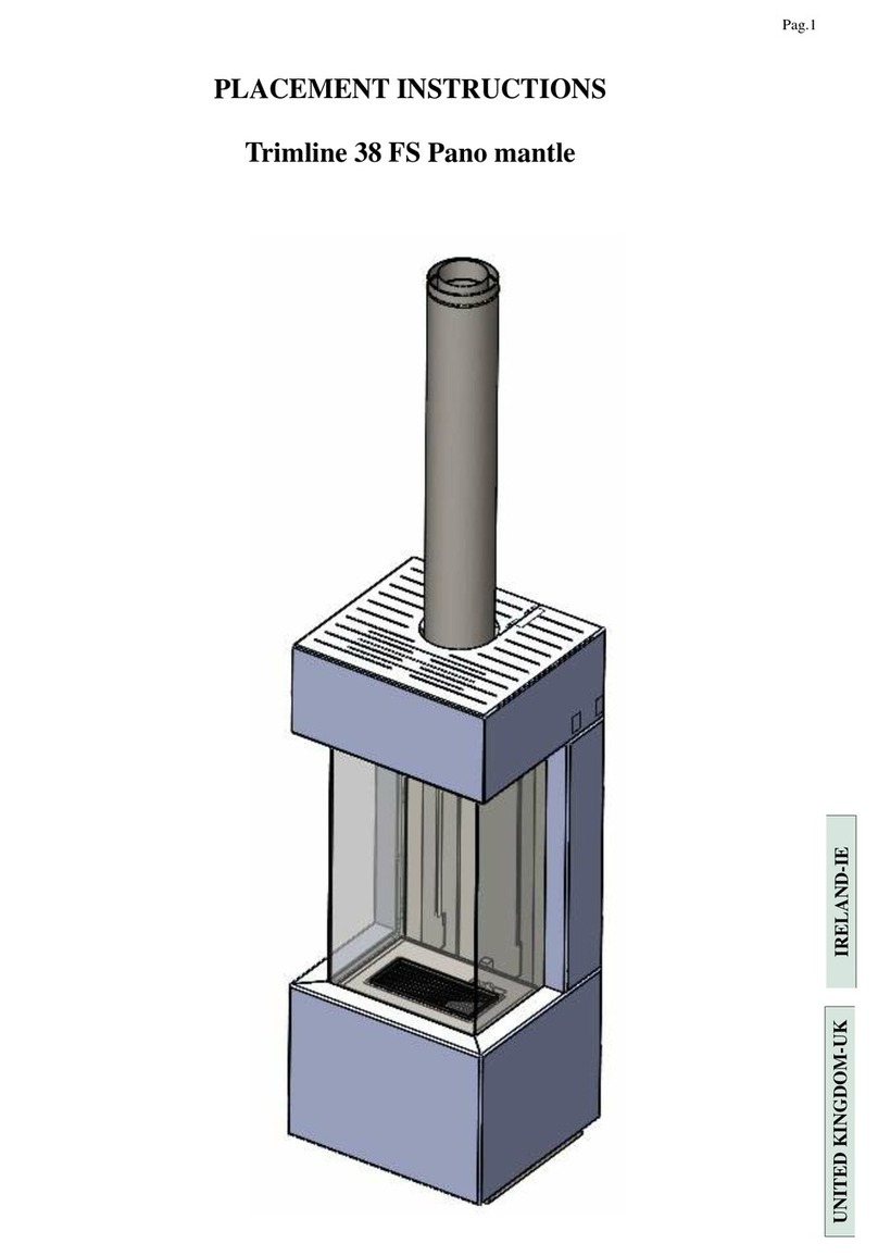 Thermocet Trimline 38 FS Pano mantle Placement instructions Thermocet Trimline 38 FS Pano mantle Placement instructions