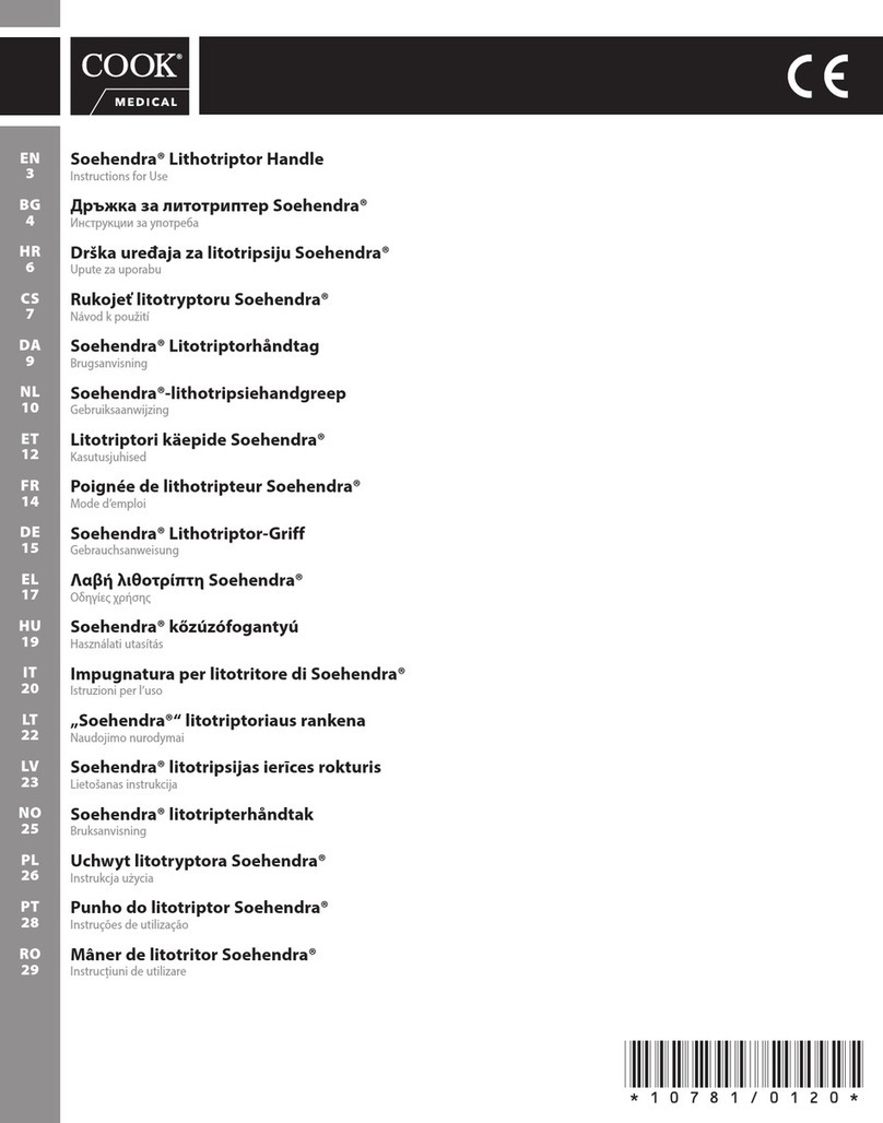 COOK Medical Soehendra SLH-1 Instructions for use