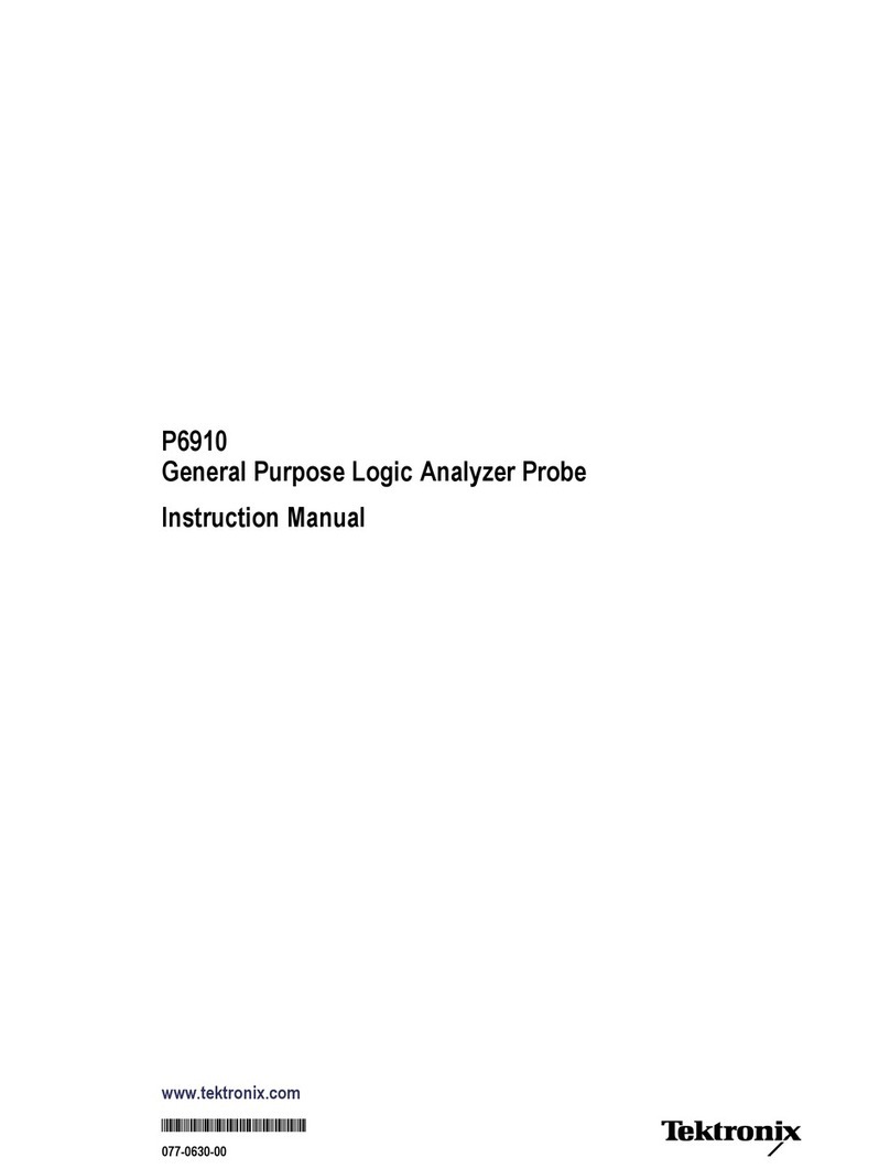 Tektronix P6910 User manual Tektronix P6910 User manual