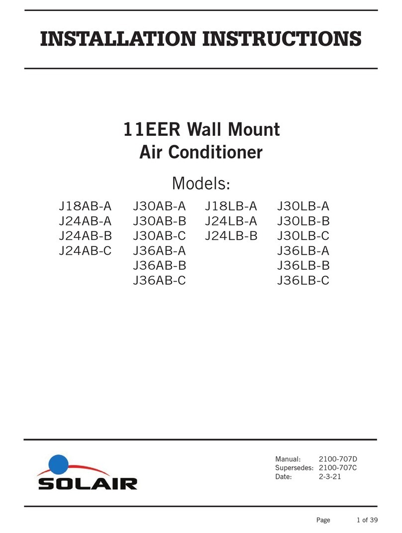 Solair J AB Series User manual