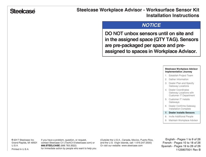 Steelcase Workplace Advisor installation instructions