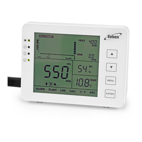 Seben CO2 Monitor 1200P W instruction manual