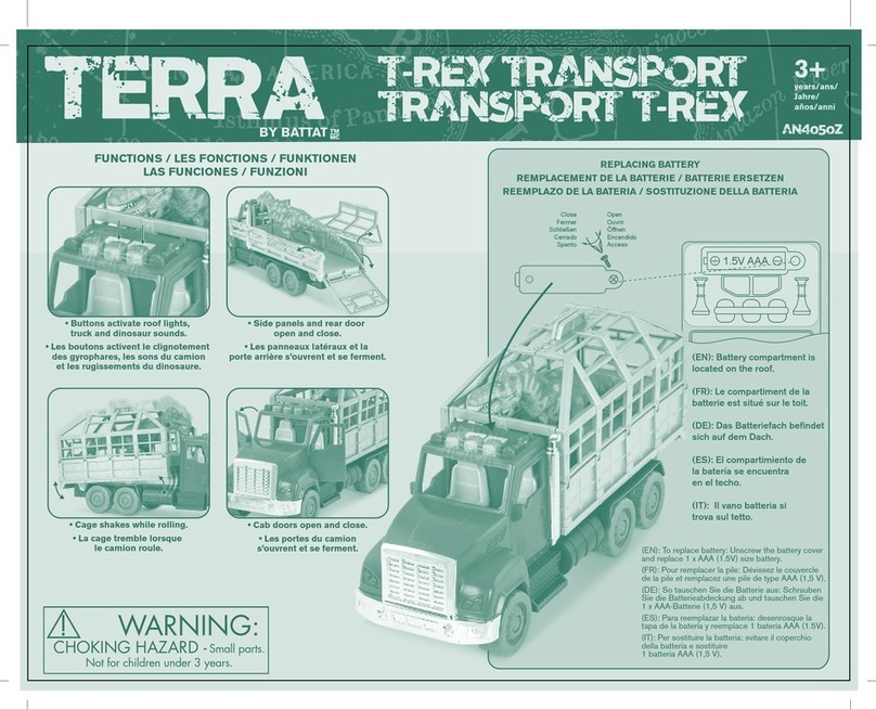 battat TERRA T-REX TRANSPORT User manual